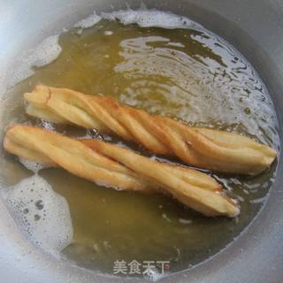 自制安心油条的做法步骤:9