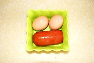 海鲜蛋炒饭的做法步骤:4
