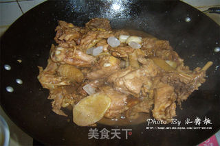 三杯鸡的做法步骤:4