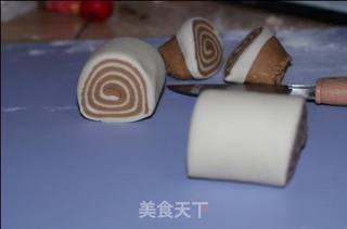 双色馒头的做法步骤:9