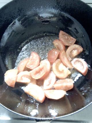 【孕妈夏日开胃菜】——————番茄烩肉片的做法步骤:5