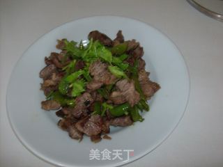 辣椒炒牛肉的做法步骤:6