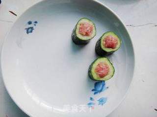 黄瓜酿肉的做法步骤:5