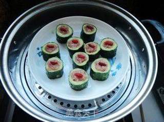 黄瓜酿肉的做法步骤:7