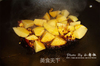 孜然麻辣土豆粒的做法步骤:5