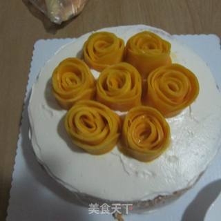 芒果奶油蛋糕的做法步骤:11