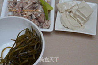 海带豆腐羊排汤的做法步骤:4
