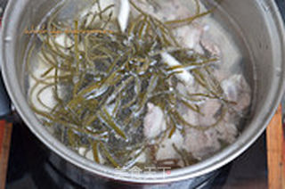 海带豆腐羊排汤的做法步骤:5