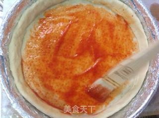 9寸腊味披萨的做法步骤:5