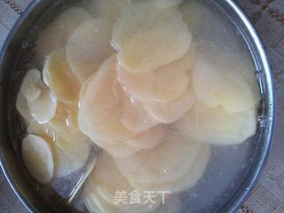 香脆无油薯片的做法步骤:3