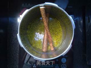 山药绿豆冰棒的做法步骤:2