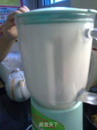 山药绿豆冰棒的做法步骤:3