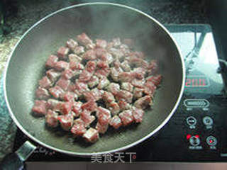 【蒜香牛肉粒】--- 喜欢那一口牛肉香的做法步骤:7