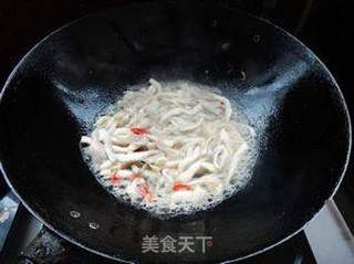 韭菜花炒平菇的做法步骤:6