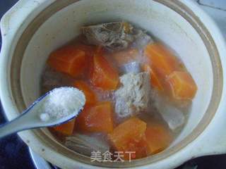 健脾消食---木瓜排骨汤的做法步骤:5