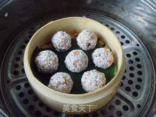 鲜香浓郁,糯而不腻---珍珠丸子的做法步骤:8