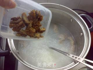 奶香海参肉丝粥的做法步骤:6