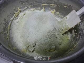 抹茶蜜豆饼干的做法步骤:9