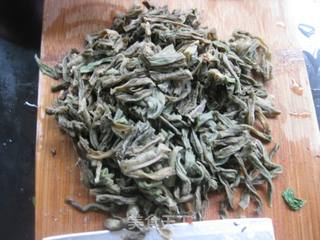 肉丝干豆角的做法步骤:2