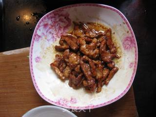 肉丝干豆角的做法步骤:4