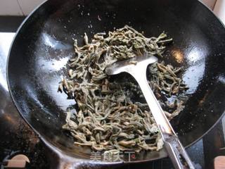 肉丝干豆角的做法步骤:5