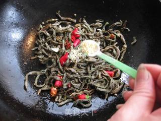 肉丝干豆角的做法步骤:8