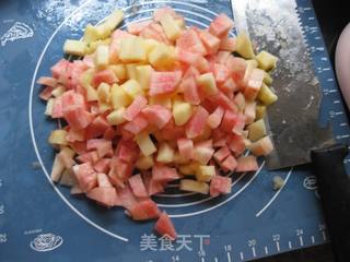 蜜桃苹果派的做法步骤:7