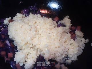杂疏蛋炒饭的做法步骤:6