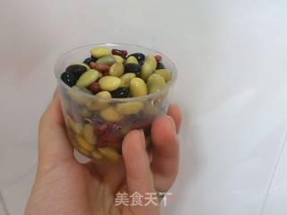 三色豆豆漿的做法步骤:2