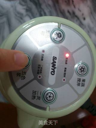 三色豆豆漿的做法步骤:4