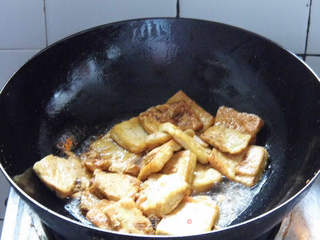 干煸青椒豆腐的做法步骤:6