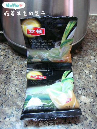 【羊毛兔出品。】淡抹茶奶冻的做法步骤:3