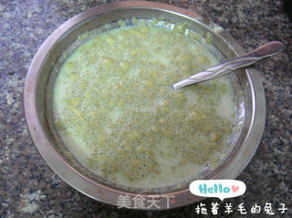 【羊毛兔出品。】淡抹茶奶冻的做法步骤:5
