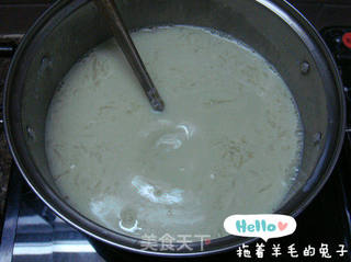 【羊毛兔出品。】淡抹茶奶冻的做法步骤:7
