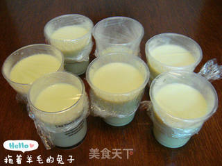 【羊毛兔出品。】淡抹茶奶冻的做法步骤:10
