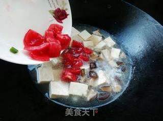 三鲜豆腐汤的做法步骤:6