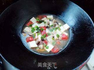 三鲜豆腐汤的做法步骤:7