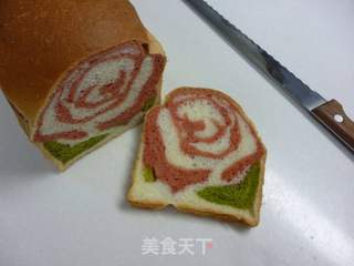 浪漫的玫瑰花吐司的做法步骤:19