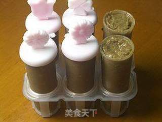 红糖绿豆沙冰棍的做法步骤:6