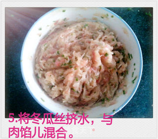 冬瓜猪肉饺子的做法步骤:5