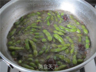 碧绿五香毛豆的做法步骤:5