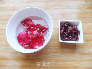 玫瑰花豆腐的做法步骤:5