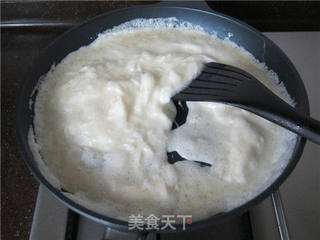 培根牛奶滑蛋白的做法步骤:8