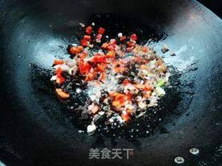 酱菜肉末豆腐的做法步骤:5