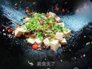 酱菜肉末豆腐的做法步骤：8