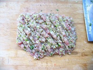 最爱这底子的香酥——豇豆肉末水煎包的做法步骤:3