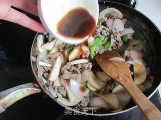蚝油牛肉杏鲍菇的做法步骤：12