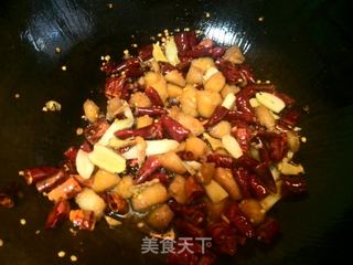 辣子鸡丁的做法步骤:7