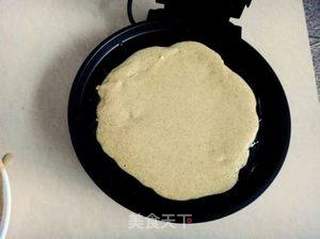 奶香米荞饼的做法步骤:7