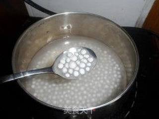 玫瑰花西米奶茶的做法步骤:2